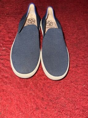 Rothy's Navy Slip-On Knit Sneakers